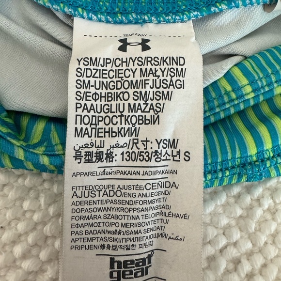 Under Armour Kids' Heatgear printed Capri Leggings Small - Picture 3 of 8